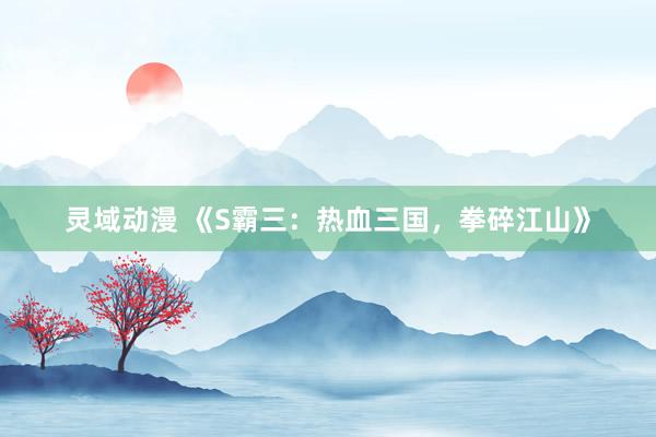 灵域动漫 《S霸三：热血三国，拳碎江山》