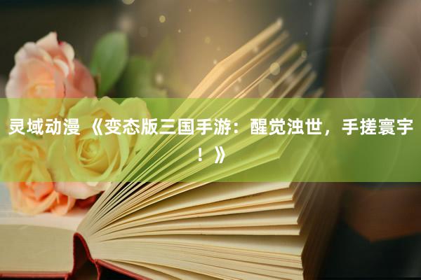 灵域动漫 《变态版三国手游：醒觉浊世，手搓寰宇！》